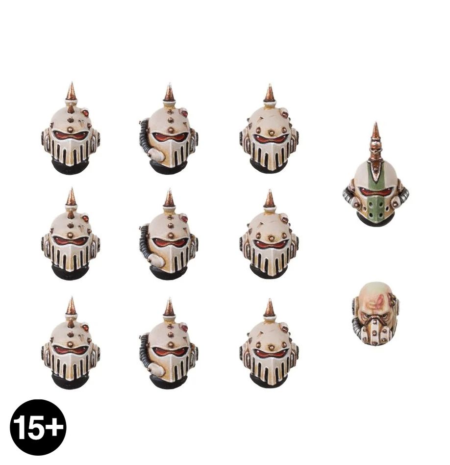 Death Guard MKVI Heads